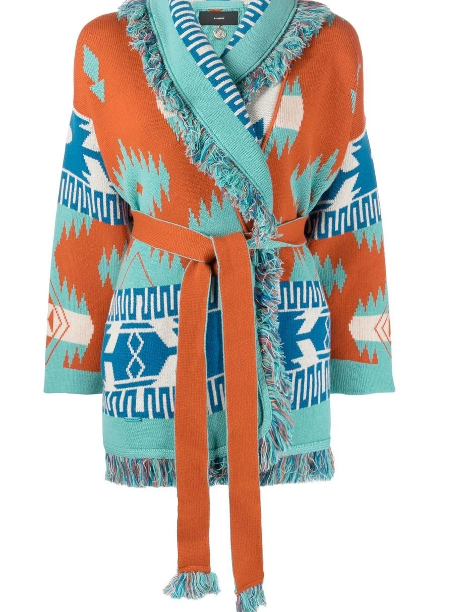 Affordable jacquard Lily cardigan Women Icon Tiger Alanui 0712